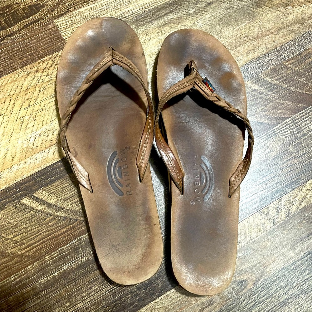 Rainbow Sandals: Flirty Braidy